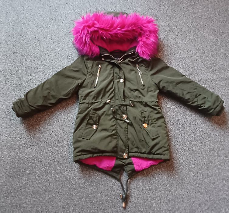 Kurtka zimowa dziecięca rozm 6 (122-128)