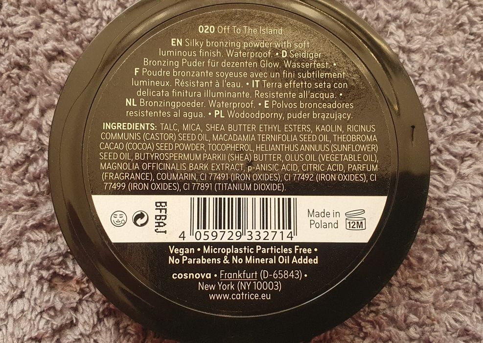 Zestaw róż rozświetlacz bronzer