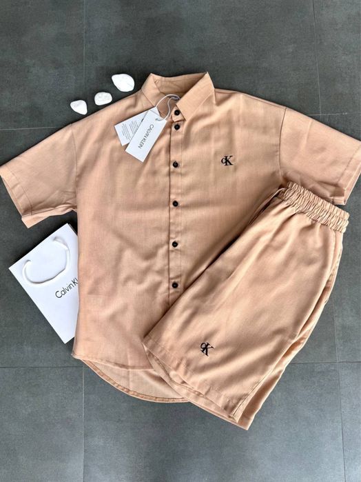 Чоловічий комплект з льону Calvin Klein (M-XXL)