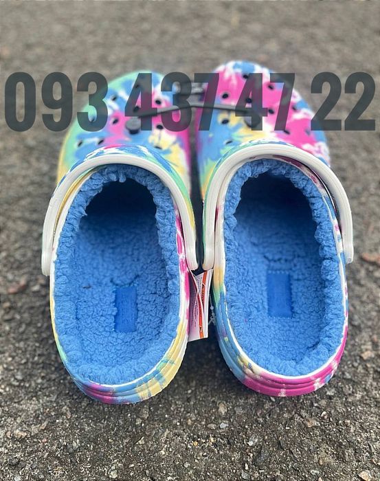 Розпродаж Крокси Сабо Утеплені Baya Lined Tiedye
