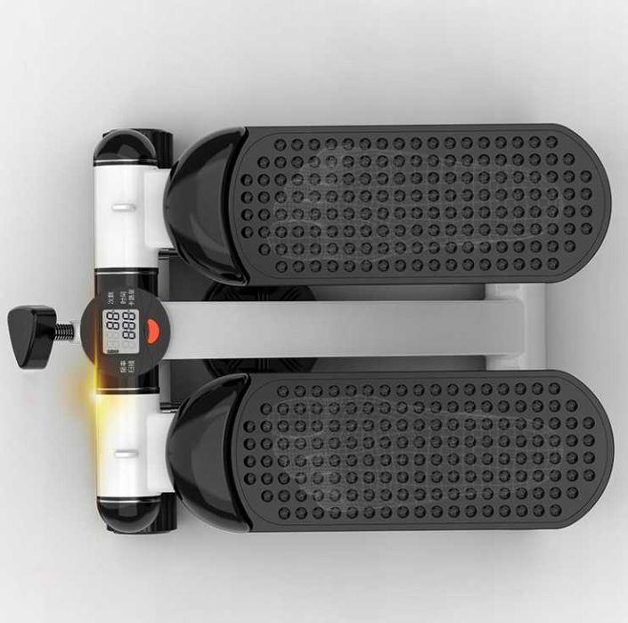 Тренажер степпер с эспандером и счетчиком калорий мини степпер