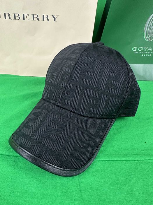 Czapki z daszkiem czarna Premium Fendi Czapka nowość