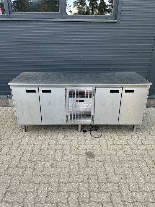 STÓŁ CHŁODNICZY 4 DRZWIOWY PORKKA 209X70X90 Bardzo Solidny Super Stan