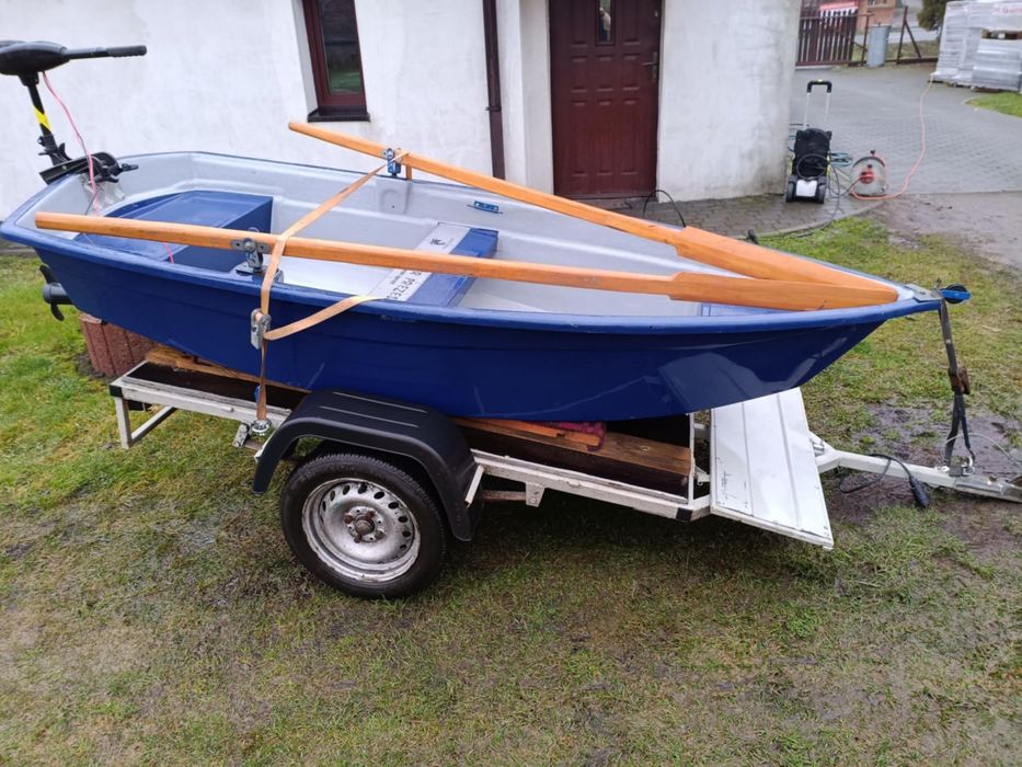 Łodka wędkarska 280x130,  stan super