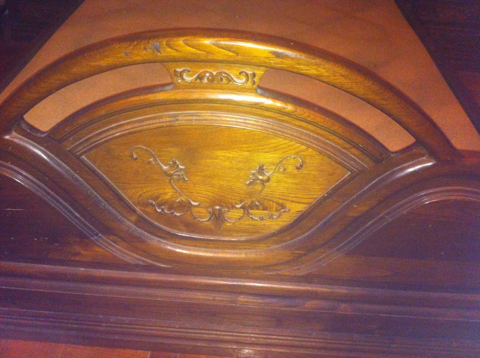 Conjunto móveis para quarto madeira castanho