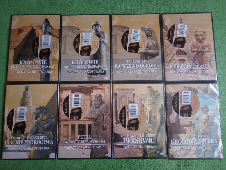 Kolekcja "Tajemnice starożytnych cywilizacji" 62 płyty DVD