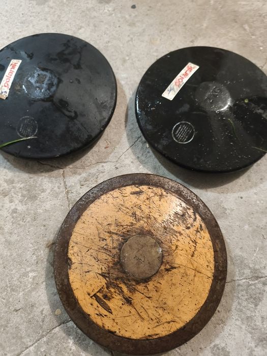 3 dyski atletyczne