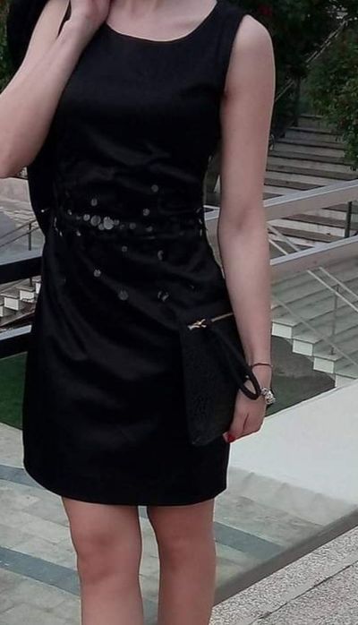 Vestido preto tamanho 34 Lanidor