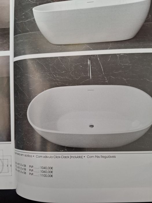 Banheira Lido Savissano 160×81,5  Completamente Nova - Oportunidade de