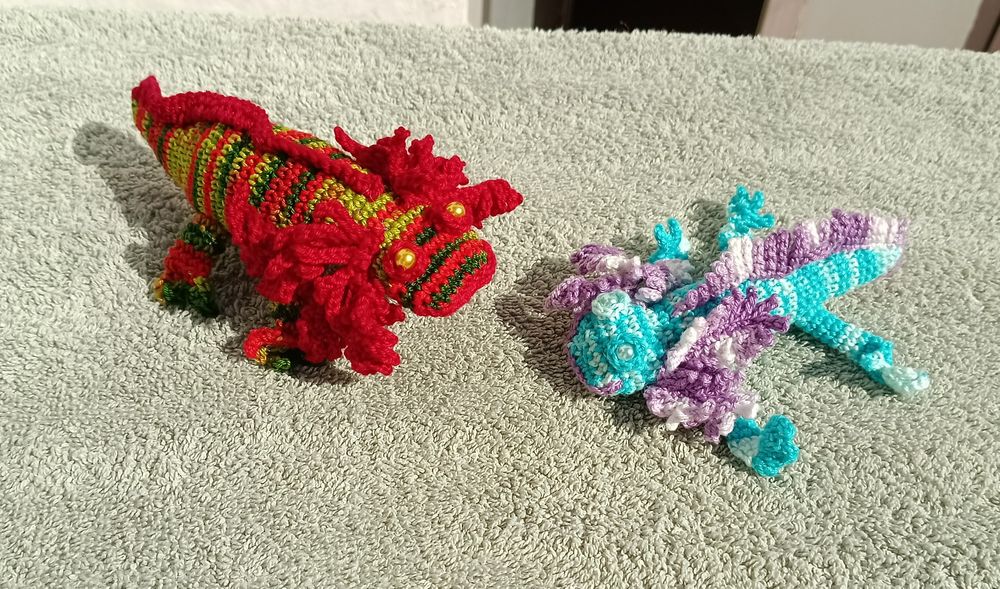 O axolote em crochê