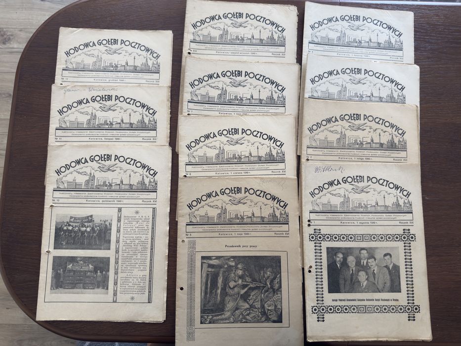 miesięcznik Hodowca Gołębi Pocztowych 1949r.