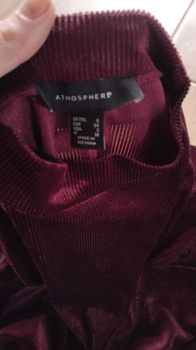 Кроп-топ кроп топ , вкорочений лонгслів  бордовий , винний