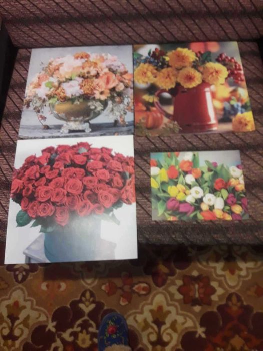 Na puzzle można pocięć te zdjęcia kwiatów.