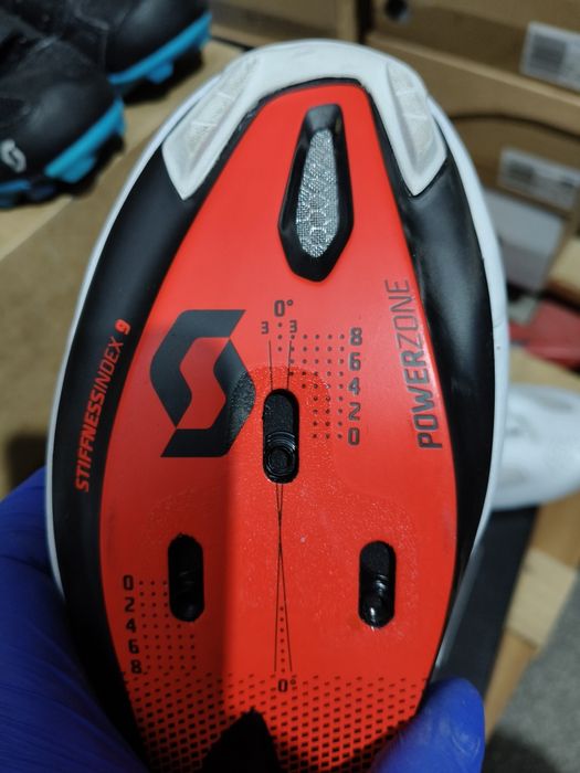 Buty Spd Scott Road VERTEC  BOA White/red r.44