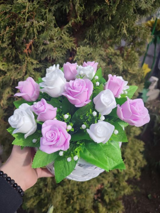 Букети з мила.Всі ручної роботи.