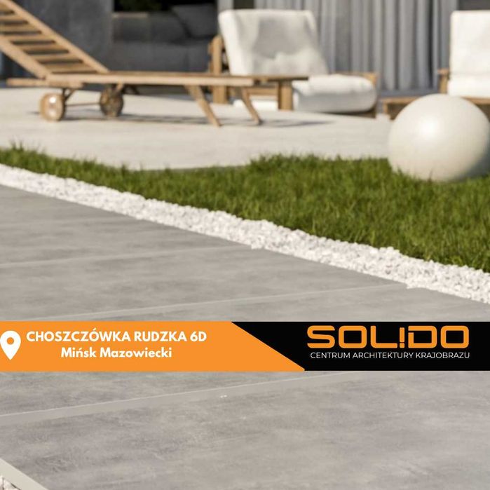 Płyta gresowa /płyta tarasowa /STARK/white/ 60x120x2 cm / Duży format