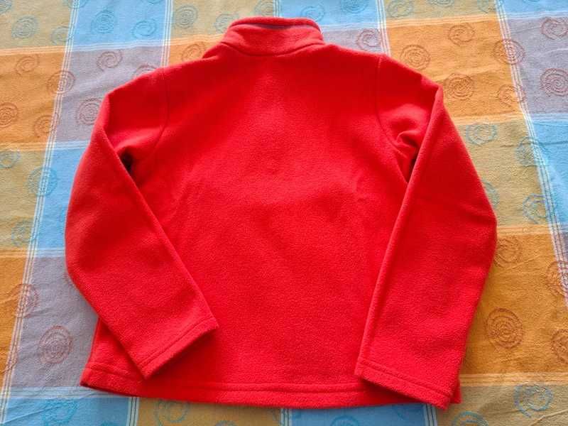 Camisola polar vermelha da Quechua