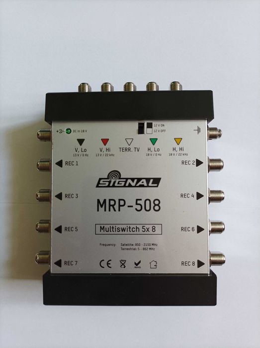 Multiswitch Signal MRP-508 + konwerter Inverto HOME Pro Quattro LNB