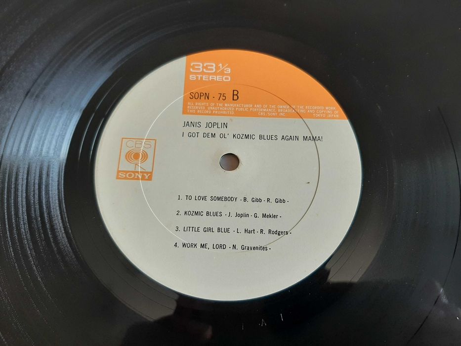 Janis Joplin - I Got Dem Ol` Kozmic Blues Again Mama! - Japão - Vinil LP