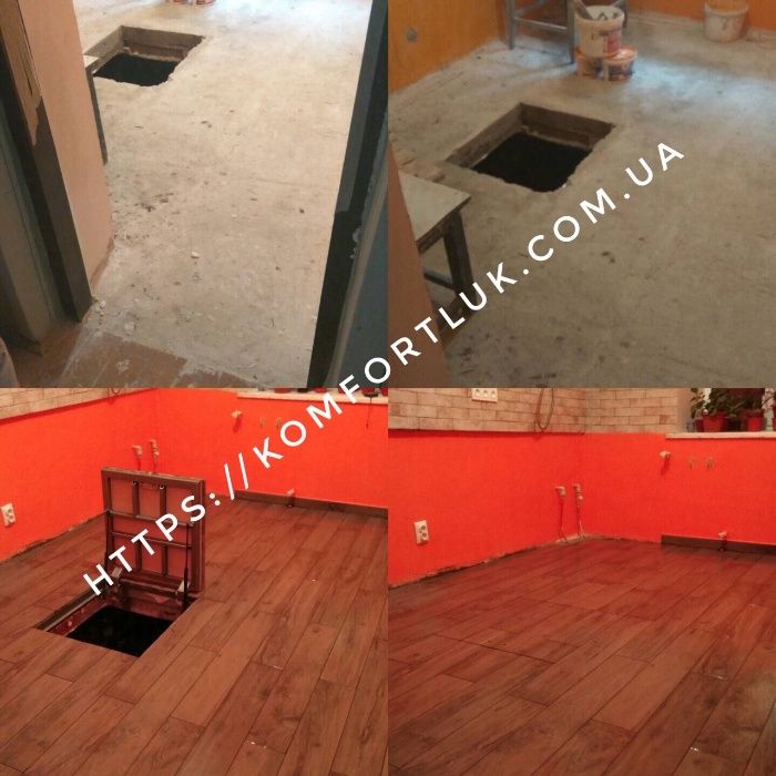 Люк на Пол, Стену, Потолок. Люк на электроприводе под плитку.