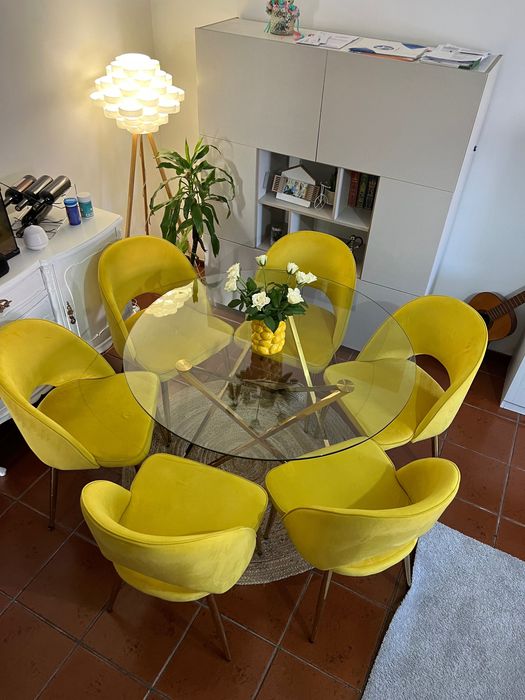 Conjunto de Mesa +6 Cadeiras