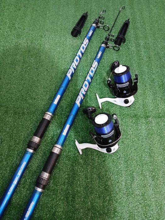 Cana pesca com carreto