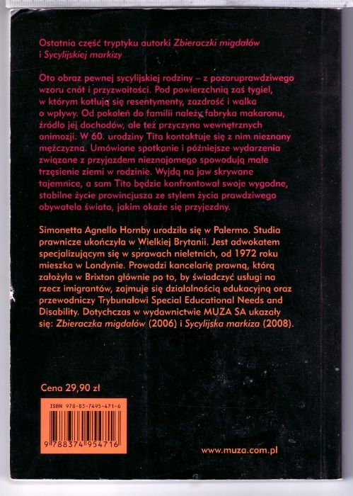 Nikomu ani słowa Simonetta Agnello Hornby