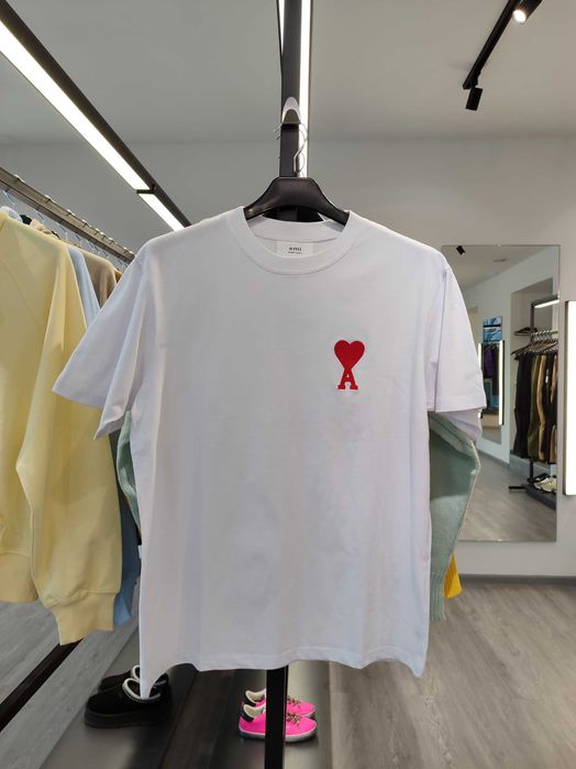 Футболка AMI Paris Ami de Coeur T-Shirt White: 3 550 грн