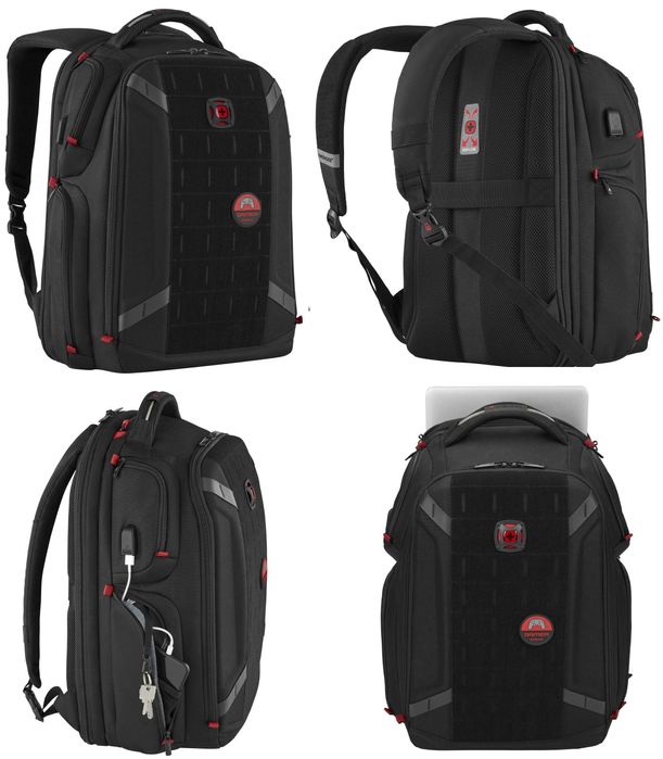 Wenger Tech, PlayerOne 17.3" Gaming Laptop Backpack, black, -25%