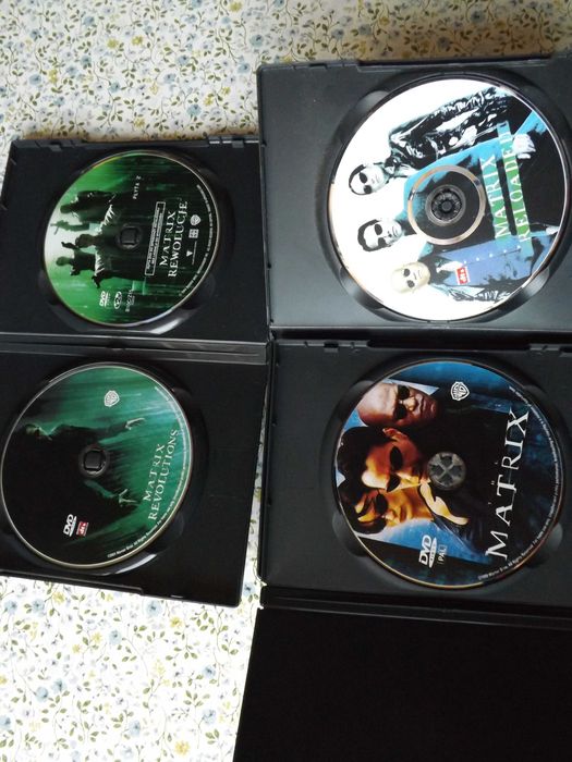 Matrix trylogia 4 dvd film sf  klasyka
