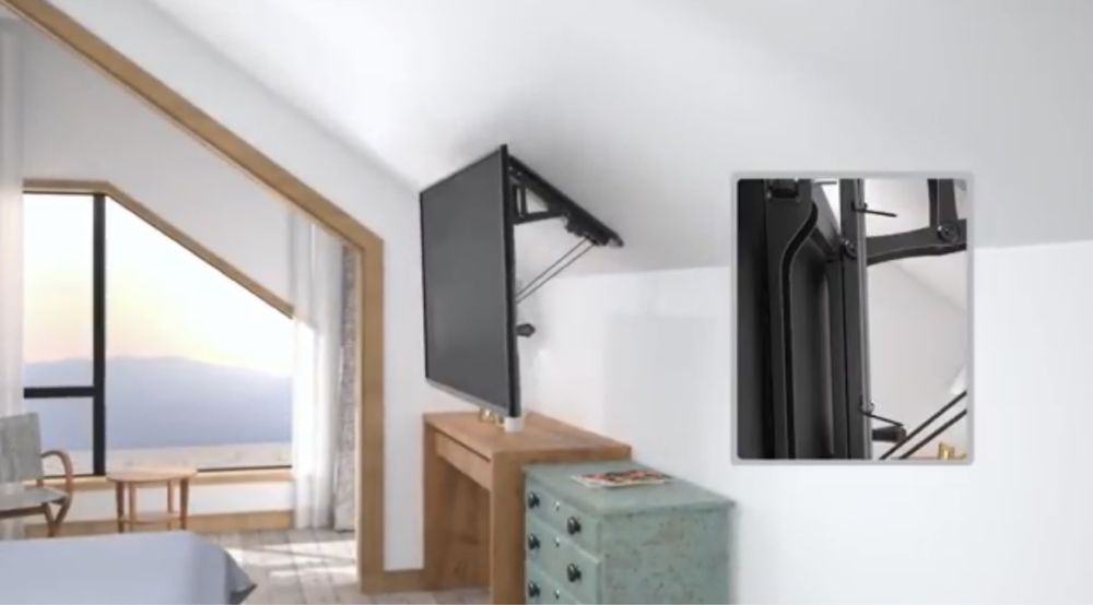 Suporte de TV com motor