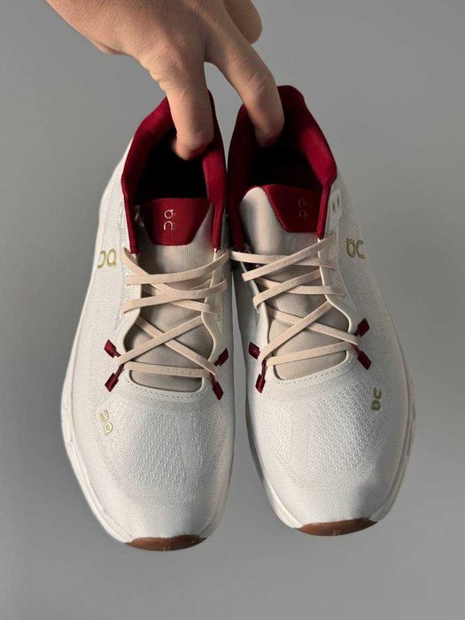 Кросівки ON Running Cloudtilt Pearl Ivory White Red | кроси ОН Раннінг Клаудтільт Пірл Айворі білого кольору