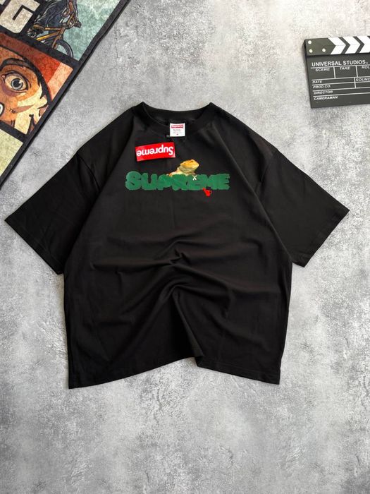 Футболка Supreme Guanna з Бірками чорна