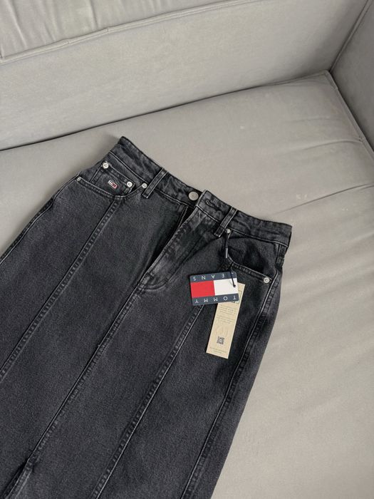 Жіночі джинсова міні/міді спідниця з розрізом 26 розмір S Tommy Hilfiger Jeans
