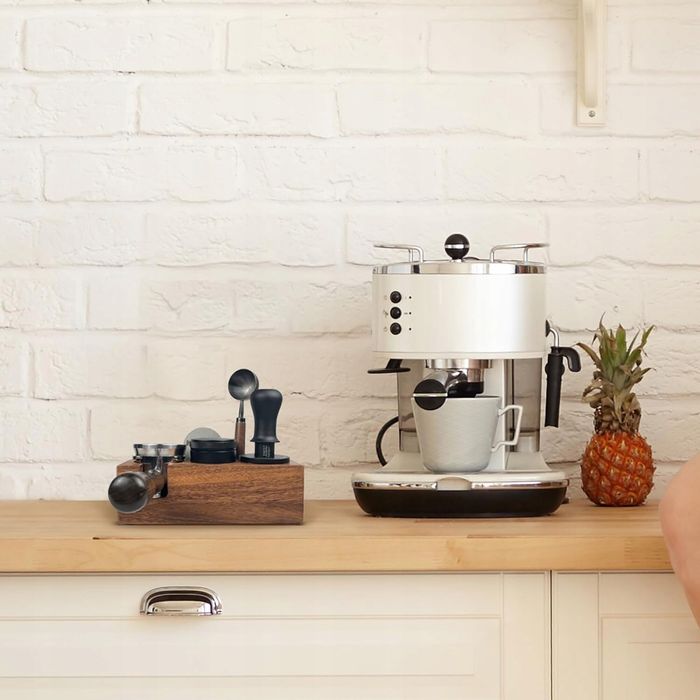 Stacja do ubijania 51mm/54mm z drewna orzechowego