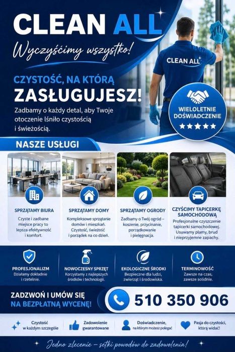 Kompleksowe Usługi Sprzątające | Terminowo i Solidnie