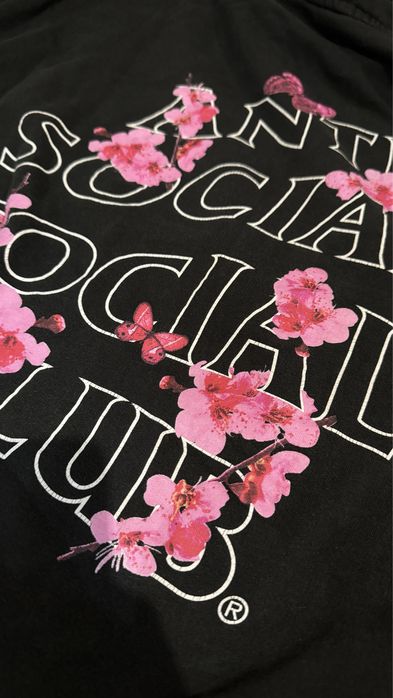 Hoodie/sweat Anti Social Social Club com flores