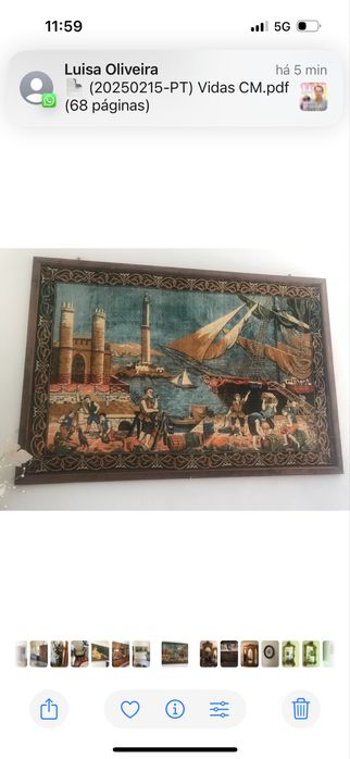 Quadro de tapete africano