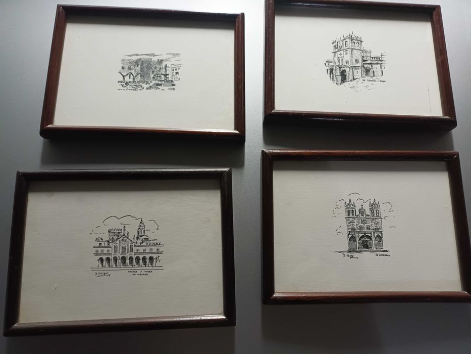 Sete quadros medida 18×14