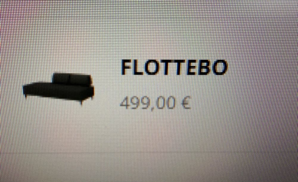 Sofa cama Ikea Flottebo impecavel