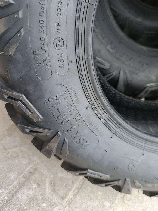 Nowe opony do quada ATV OBOR cypress 25x8-12 25x10-12