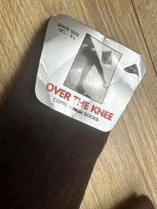 Podkolanówki czekoladowe nowe 39