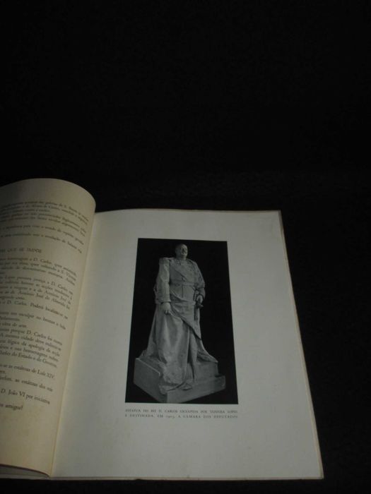 Livro No Cinquentenário da Morte do Rei D. Carlos Autografado