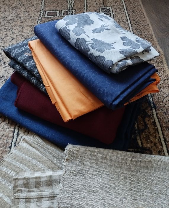 Всё орезы- 492 грн.Ткани новые, хорошего качества 90-х годов