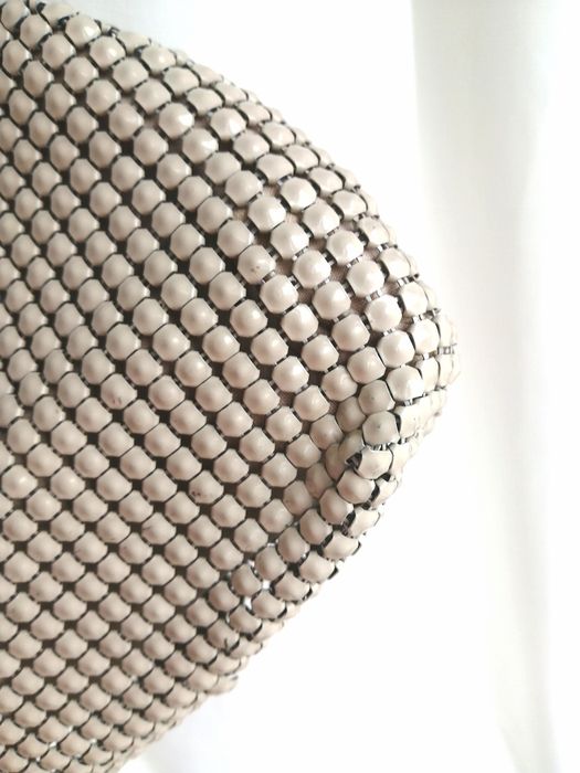 Сумочка вінтажна Glomesh 60-70 ті, ретро клатч вечірня, бежева