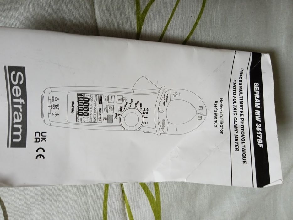 Multímetro Sefram MW 315BF novo