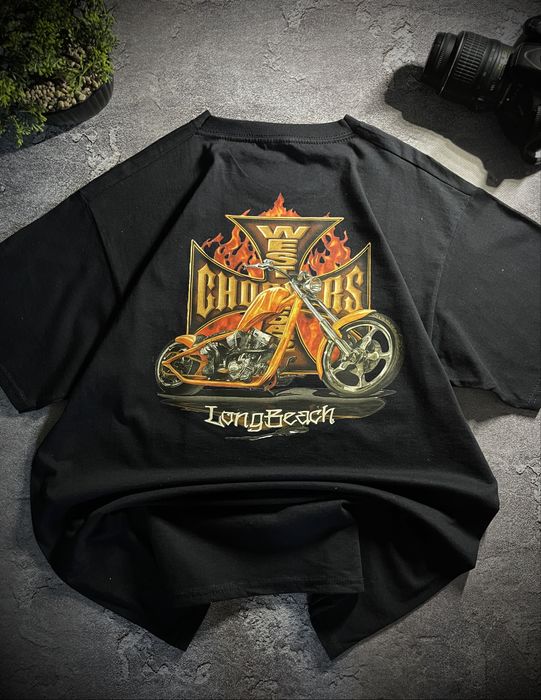 Футболка West Coast Choppers / чорного кольру / вест коуст чоперс