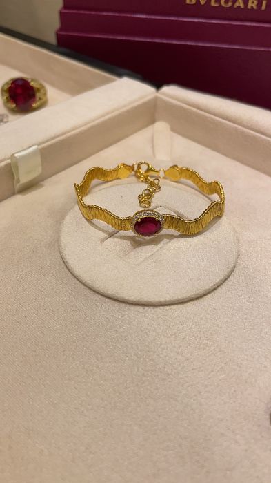 BVLGARI® Luksusowa złota bransoletka ekskluzywna biżuteria