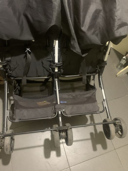 Детская коляска Chicco Twin Black !