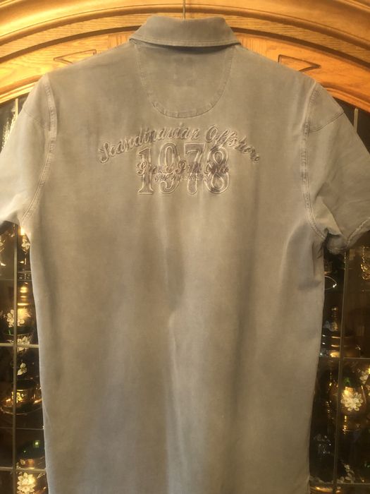 Поло «Bugatti”, 100%хлопок, оригинал, серая.